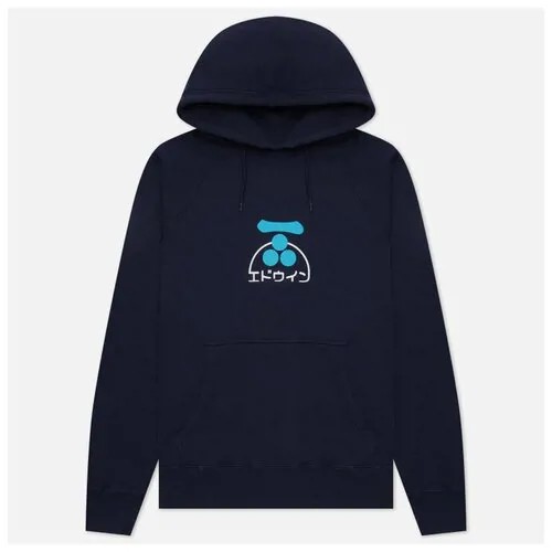 Мужская толстовка Edwin Mouri II Hoodie синий, Размер XS