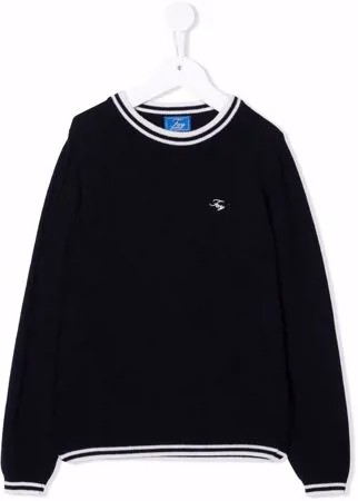 Fay Kids джемпер с вышитым логотипом