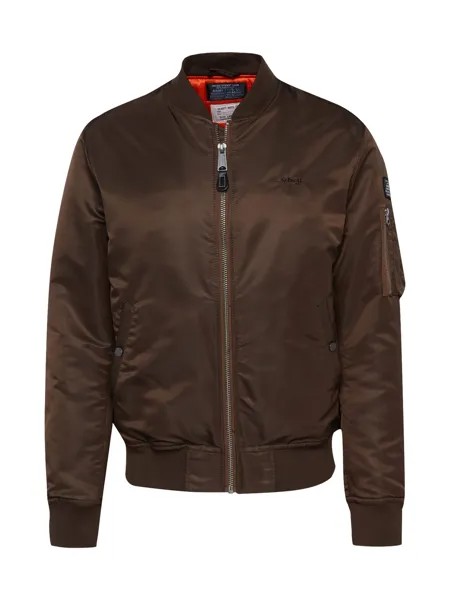 Межсезонная куртка Schott Nyc Airforce, коричневый