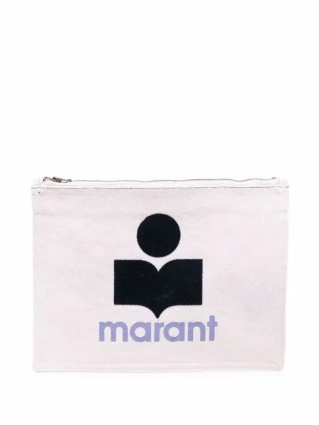 Isabel Marant клатч с логотипом