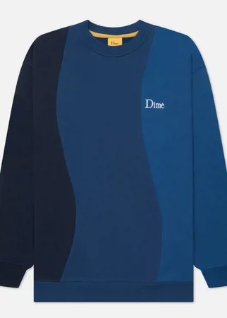 Мужская толстовка Dime Wavy 3-Tone Crew Neck, цвет синий, размер M
