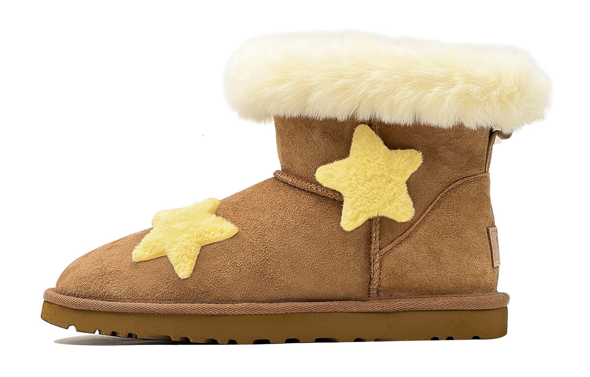 CLASSIC MINI Зимние ботинки женские бежевые Ugg