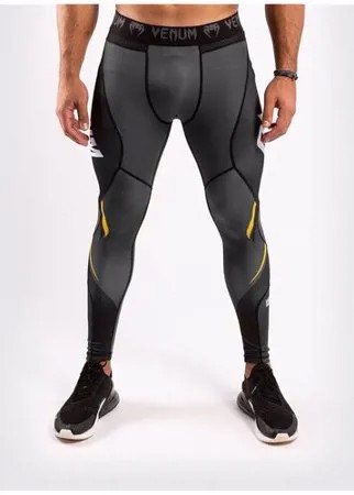 Компрессионные штаны Venum ONE FC Impact Grey/Yellow S