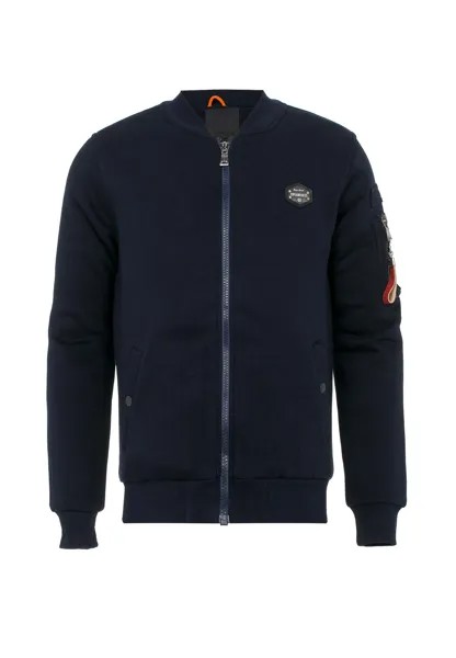 Толстовка Cipo & Baxx Collegejacke, цвет Navyblue