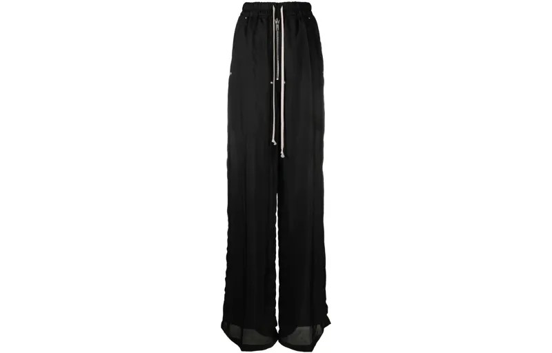 Трикотажные спортивные штаны женские черные Rick Owens