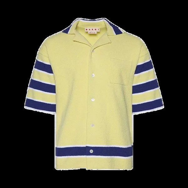 Рубашка Marni Bowling 'Endive', желтый