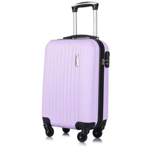 Умный чемодан L'case Krabi Krabi, 36 л, размер S, розовый, фиолетовый
