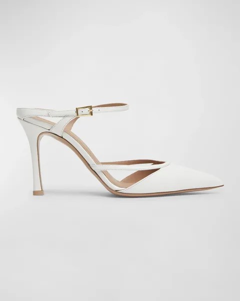 Туфли-мюли Yola Napa с вырезами Malone Souliers, цвет White