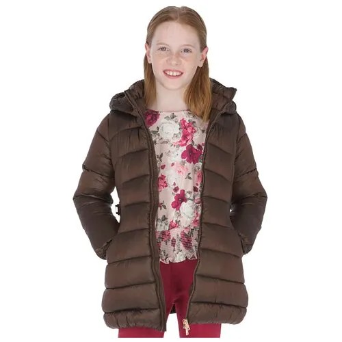 Демисезонное пальто Mayoral детское Мокко 741954, размер 152 см. (12 лет)
