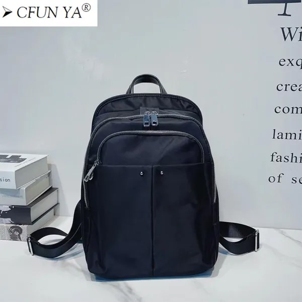 Роскошный дорожный рюкзак CFUN YA Для Женщин, большой женский портфель для колледжа из ткани Оксфорд, Водонепроницаемый школьный ранец для сту...