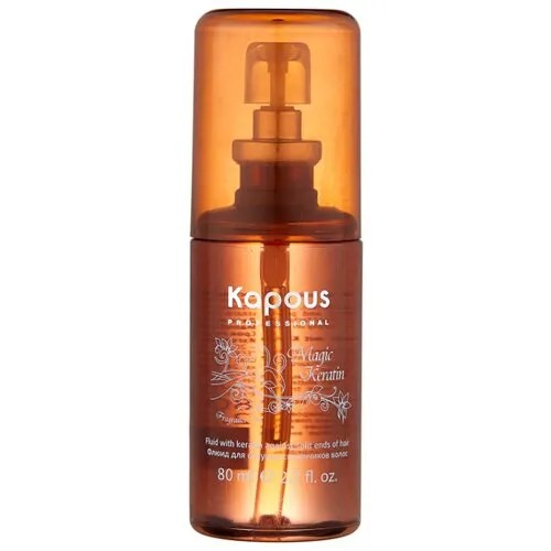 Kapous Professional Fragrance free Флюид для секущихся кончиков волос Magic Keratin, 80 мл