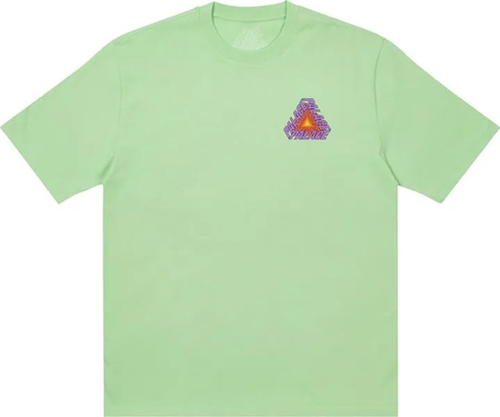 Футболка Palace P3 Bare Times T-Shirt 'Pistachio', зеленый