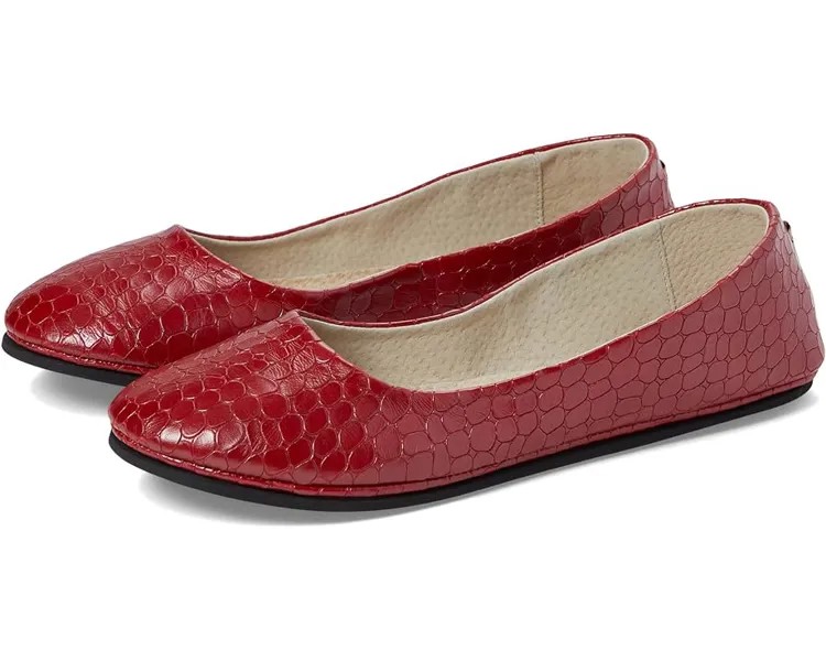 Балетки French Sole Sloop, цвет Red Croco Leather