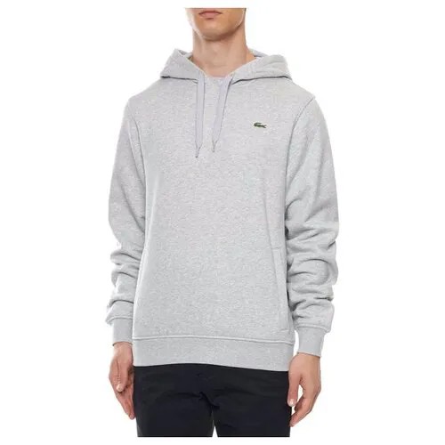 Мужская толстовка Lacoste Sport Fleece Hoodie серый , Размер M