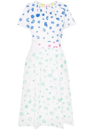 Mira Mikati расклешенное платье с принтом