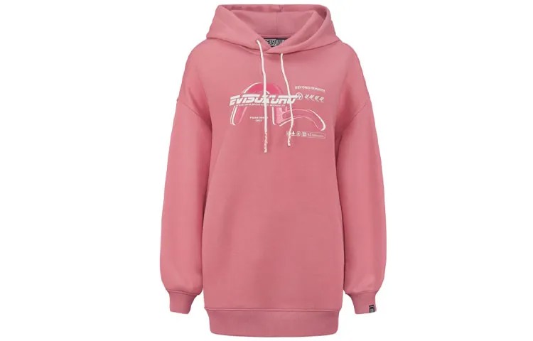 Свитшот женский розовый Evisu, розовый