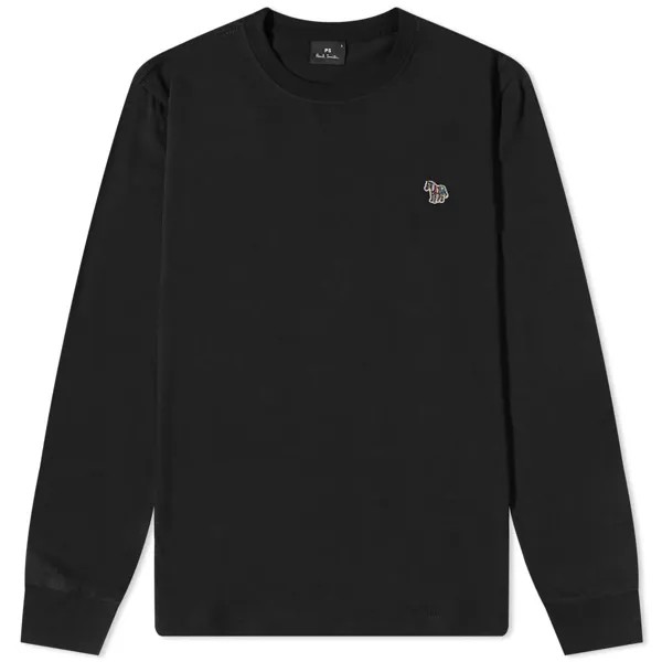 Футболка Paul Smith Long Sleeve Zebra Logo Tee
