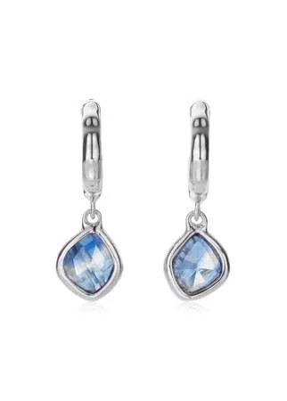 Monica Vinader Siren Mini Nugget Hoop Kyanite earrings