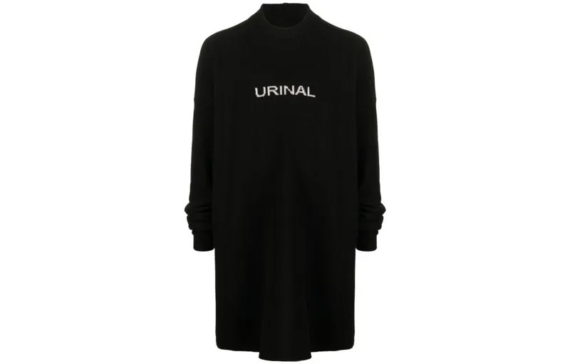 Кашемировый свитер мужской черный Rick Owens Drkshdw, черный