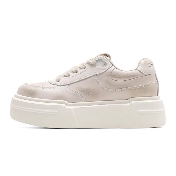 Кроссовки C°BANNER Skateboarding Shoes Women's Low-top Pink Gold, золотой