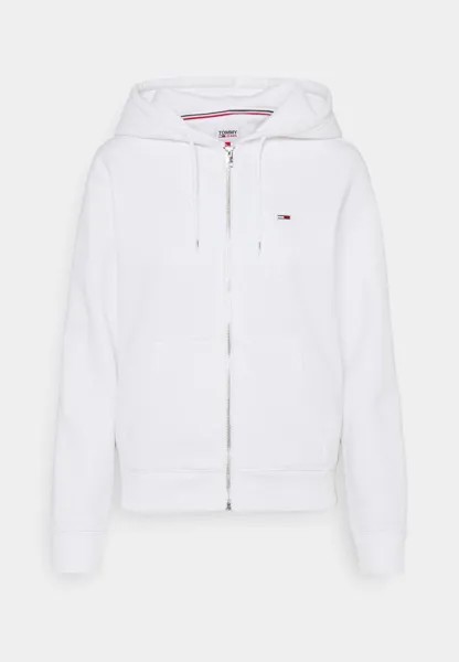 Толстовка на молнии Tommy Jeans REGULAR HOODIE ZIP THROUGH, белый