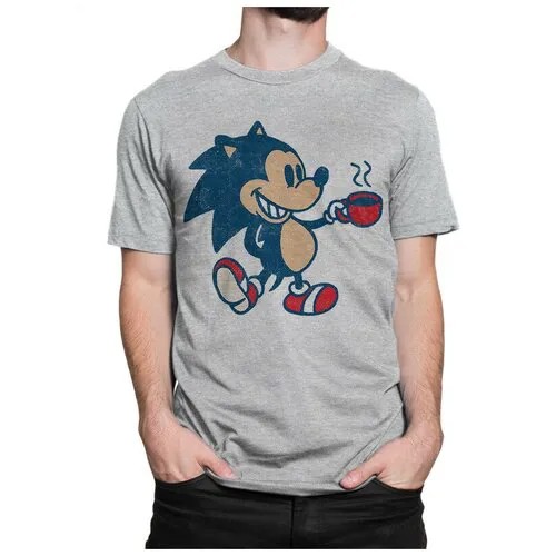 Футболка Design Heroes, размер 2XL, серый..