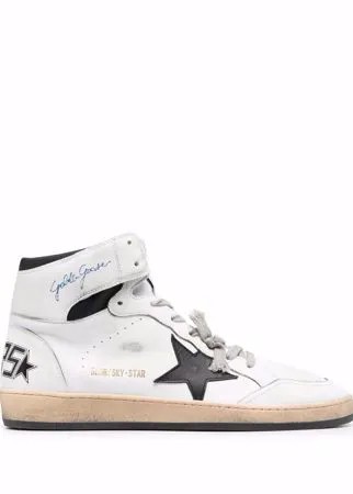 Golden Goose высокие кеды Sky-Star на шнуровке