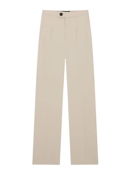 Широкие брюки Pull&Bear, кэмел