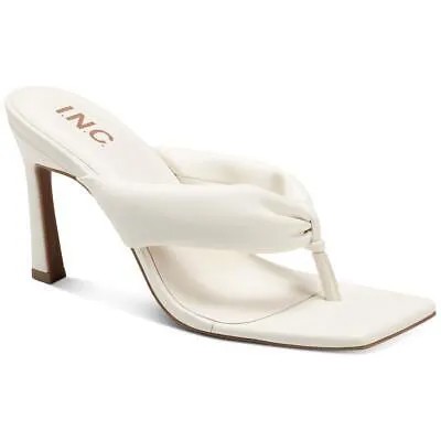 INC Женские белые модельные туфли из искусственной кожи SAGE 10, средний (B,M) BHFO 8765