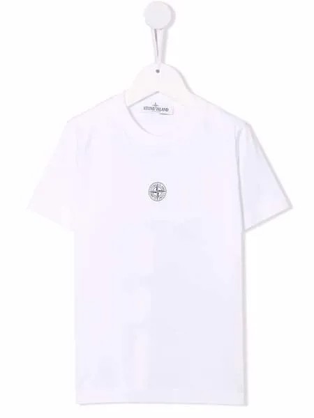 Stone Island Junior футболка с графичным принтом