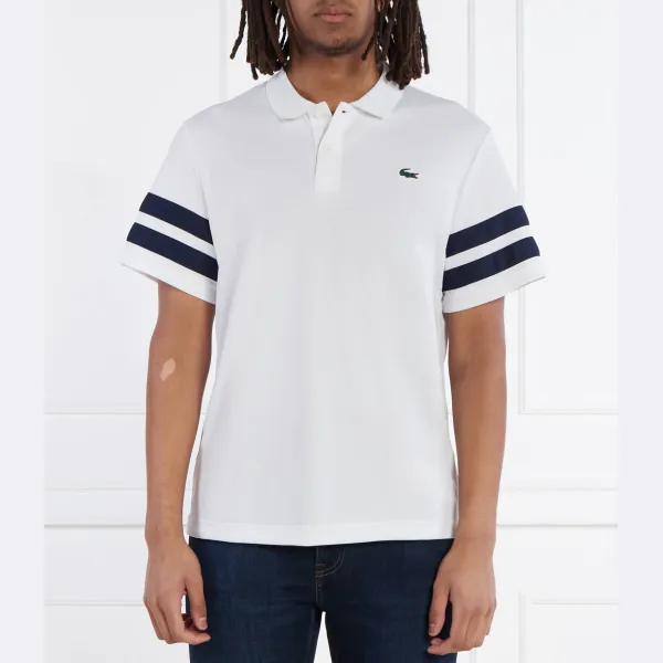 Рубашка поло стандартного кроя Lacoste, белый