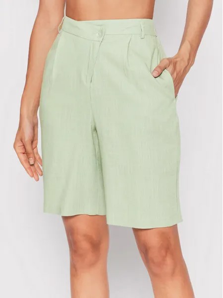 Тканевые шорты стандартного кроя Vero Moda, зеленый