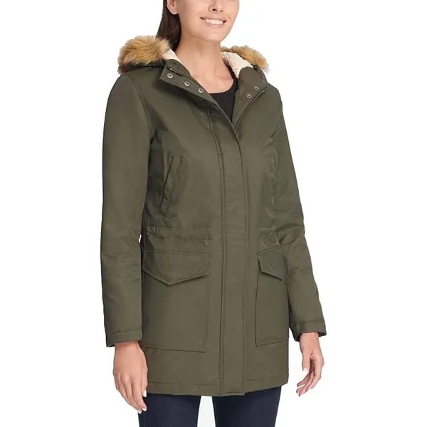 Парка Levi's Women's Performance Midlength, зеленый
