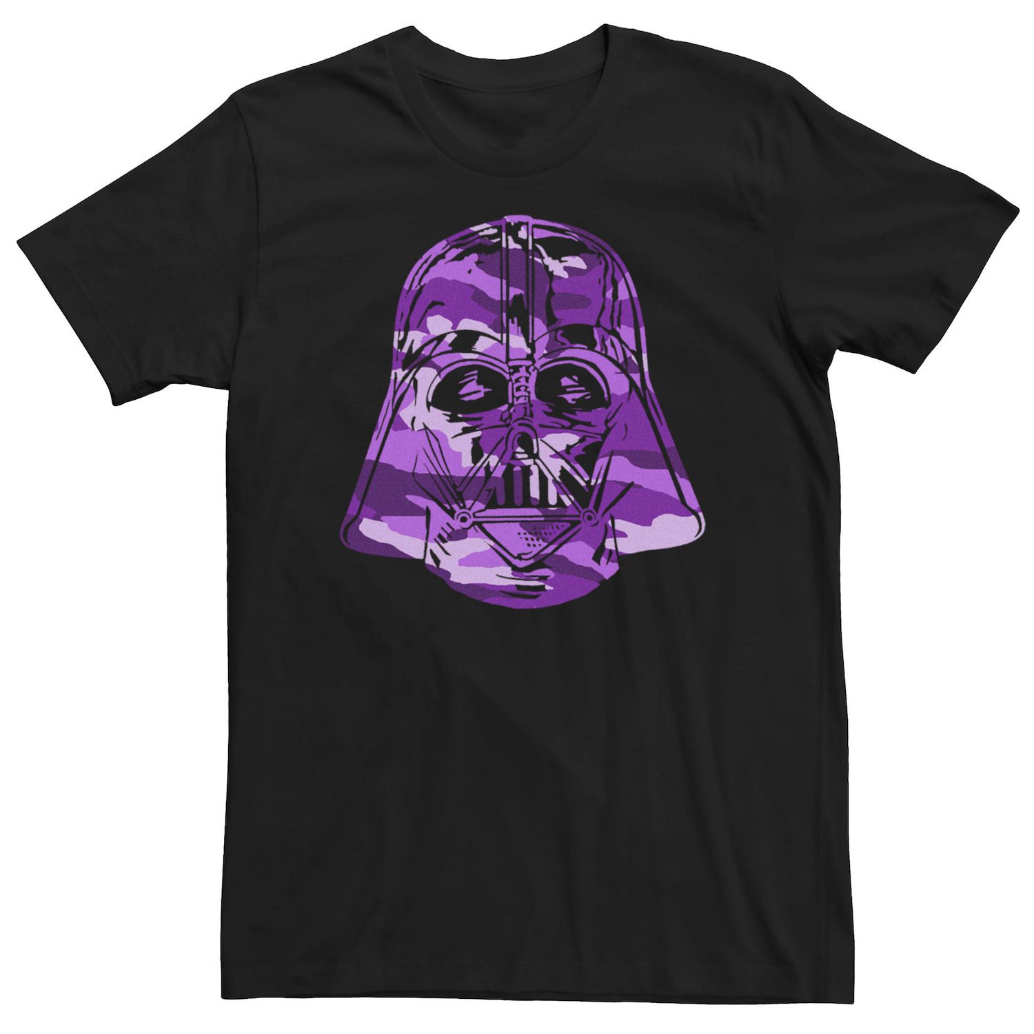 Мужская камуфляжная футболка Вейдера с большим лицом «Звездные войны» Star Wars
