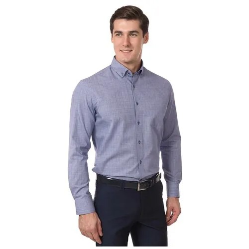Рубашка GroStyle, размер 41/188, синий