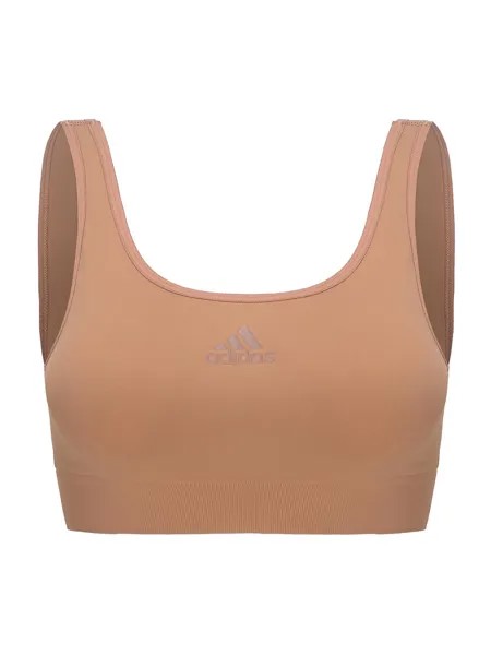 Бюстье adidas SCOOP LOUNGE BRA, цвет toasted almond