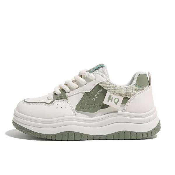 Кроссовки HUANQIU Skateboarding Shoes Women's Low-top, бежевый