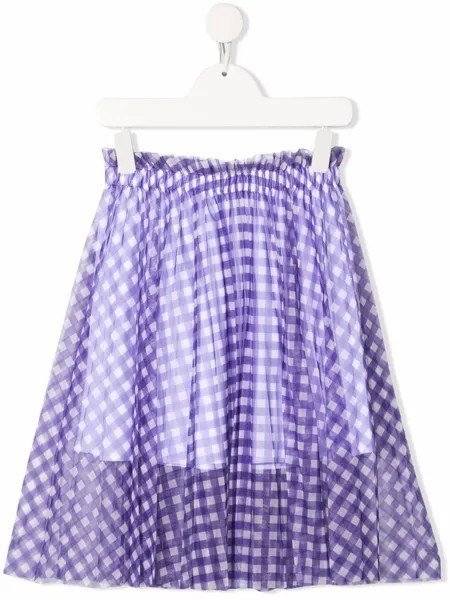 Philosophy Di Lorenzo Serafini Kids многослойная юбка в клетку гингем
