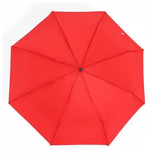 Мини-зонт Queen Fair, механика, 3 сложения, 8 спиц, для женщин, красный