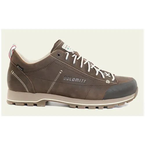 Полуботинки DOLOMITE Cinquantaquattro Low Fg Gtx, демисезонные, натуральный нубук, укрепленный мысок, высокие, размер 10.5UK (45EU), коричневый