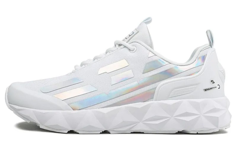 Кроссовки EMPORIO ARMANI EA7 Lifestyle Shoes Unisex Low-top White, белый