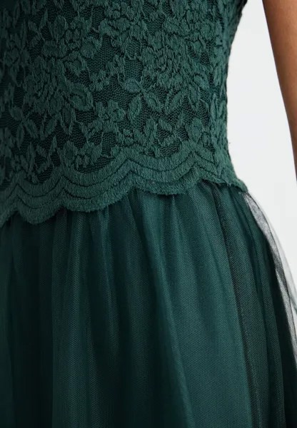 Бальное платье VILYNNEA DRESS VILA, темно-зеленый
