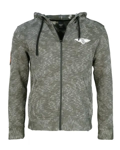 Толстовка TOP GUN Zip Hoodie Camo TG2012048, зеленый