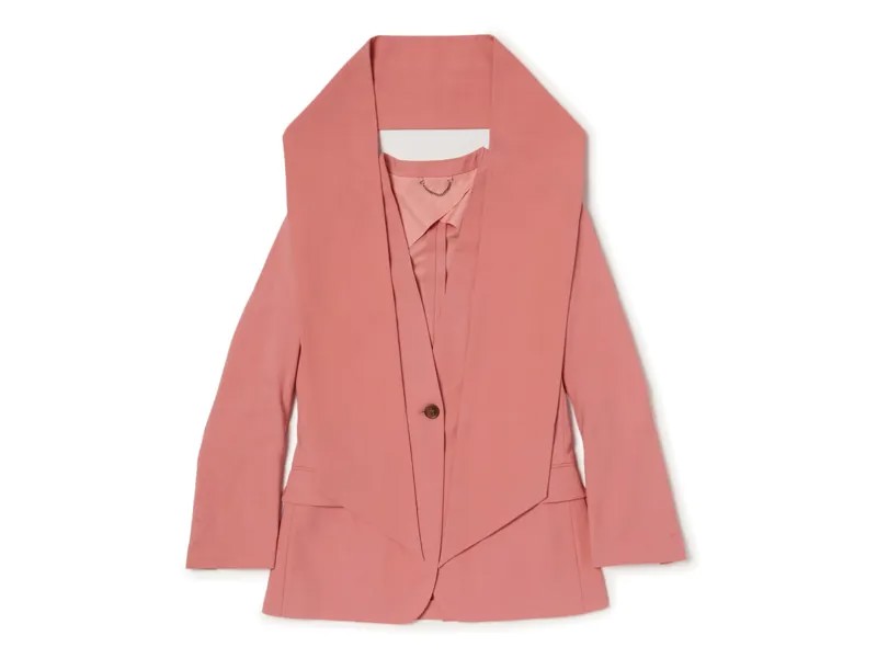 Пиджак Salvatore Ferragamo классический, розовый
