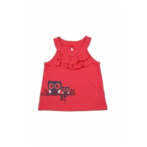Футболка Mini Maxi, хлопок, размер 104, розовый, красный