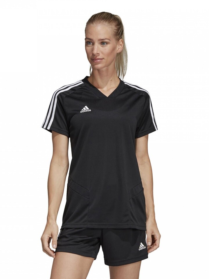 Функциональная рубашка adidas, черный/белый