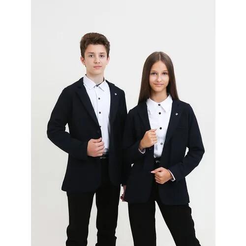 Пиджак Formaschool, размер 152/12, синий