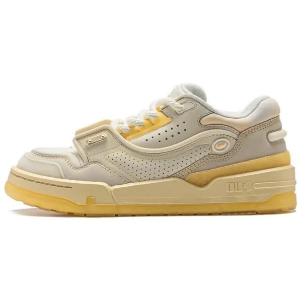 Кроссовки LINING 001 BTC Skateboarding Shoes Women's Low-top, желтый