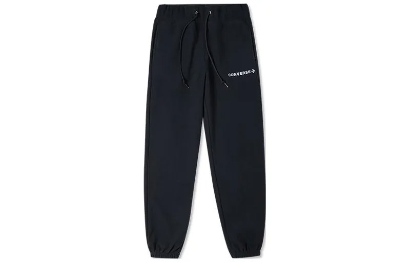 Трикотажные спортивные штаны унисекс Converse, цвет Black