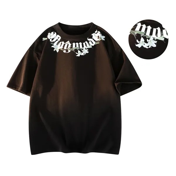 Футболка унисекс magmode, Комплект [Светло-абрикосовый + черные шорты]